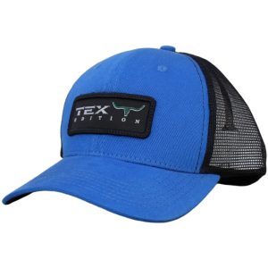 Boné Texas Edition Azul Tela Preta Símbolo Tex Edition