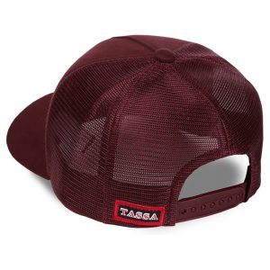 Boné Masculino Tassa Brasão Bordado Touro Vinho Tamanho:Único (02MS)