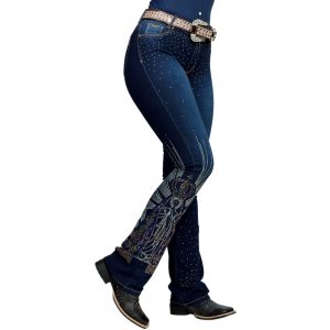 Calça Feminina Bill Way Flare Tradicional Dark Blue (7235)