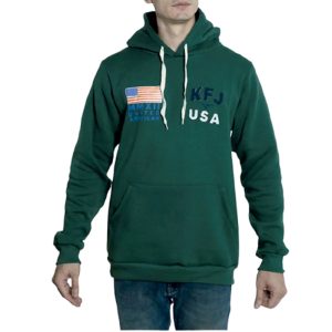Moletom Masculino King Farm Verde Bordado USA (KF311)