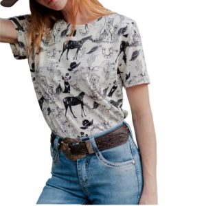 T-shirt Feminina Zenz Western Camping Club (ZW0126018)