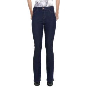 Calça Feminina Tassa Boot Cut Cintura Alta Amaciado (3534)