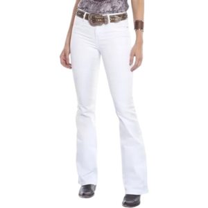 Calça Feminina Tassa Gold Boot Cut Branca (3031)