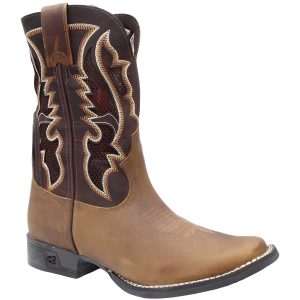 Bota Texana Masculina Goyazes Dallas Ocre Dallas Café (254802-CB_04)