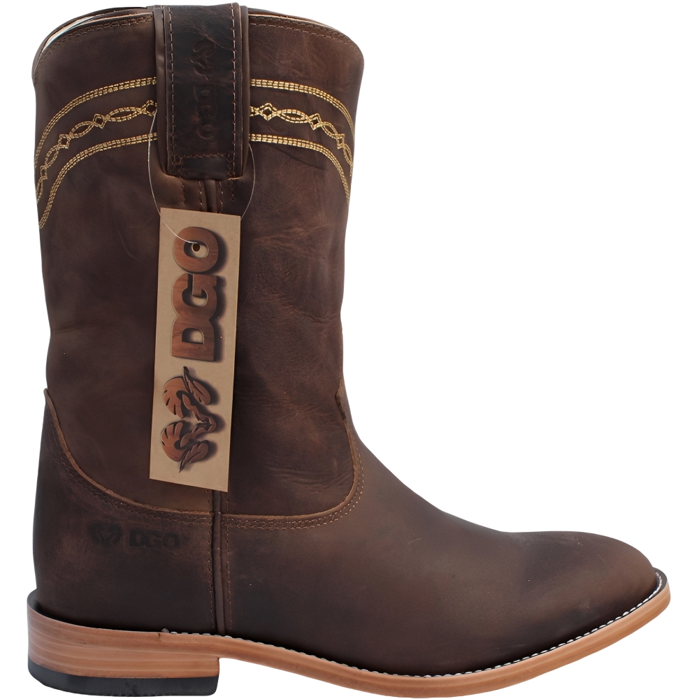 Bota Texana Masculina DGO Bico Redondo Med Dog (2415002121C1W)